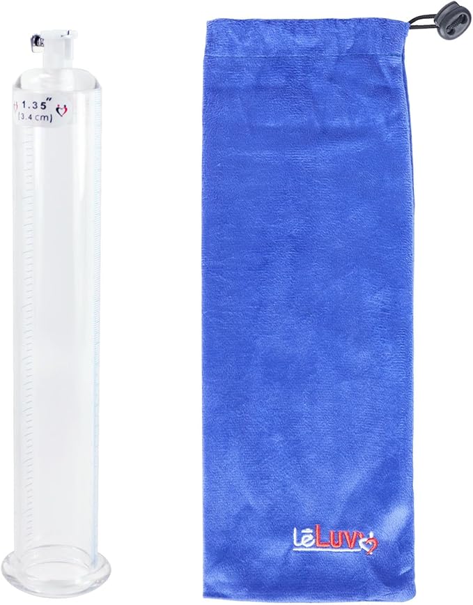 LeLuv 1.35" x 9" Penis Pump Vacuum Cylinder